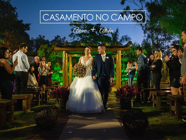 Casamentos de Fotogarfia de casamento no campo realizado na chacara paraíso - Ariane e Atthan