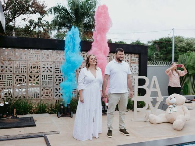 Chá de bebê/revelação de Chá Revelação Nathalia