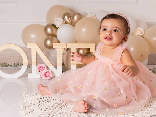 Ensaio infantil de Smash the cake Ana Elisa