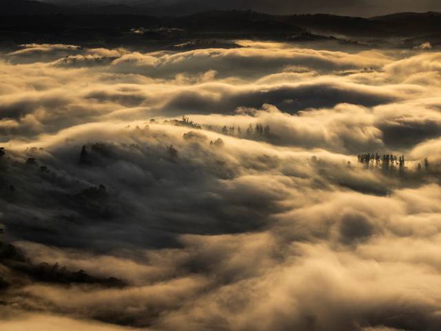 Natureza de Acima das Nuvens