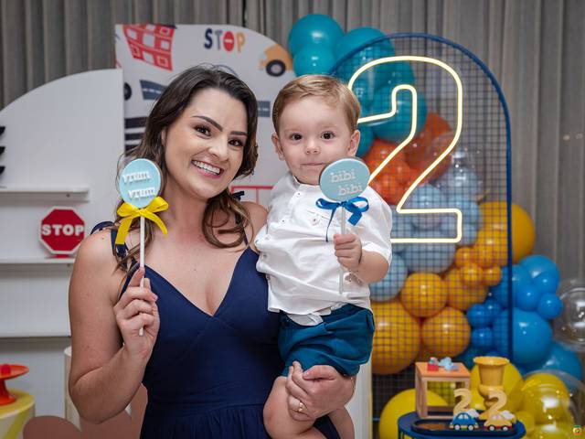 Aniversário Infantil de Aniversário de 2 Anos do André