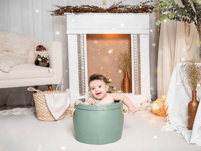 Natal de Doce Acompanhamento: Gustavo com 6 meses + Editorial: Natal Encantado do Gustavo - Karen e Guilherme 