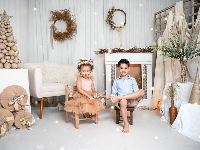 Natal de Editorial: Natal Encantado da Olívia e do Gael - Cintia e Wellerson