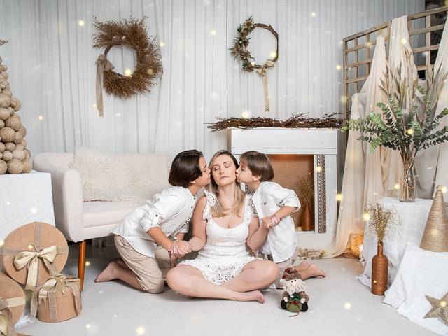 Natal de Editorial: Natal Encantado da Alaine com o Gabriel e o Felipe