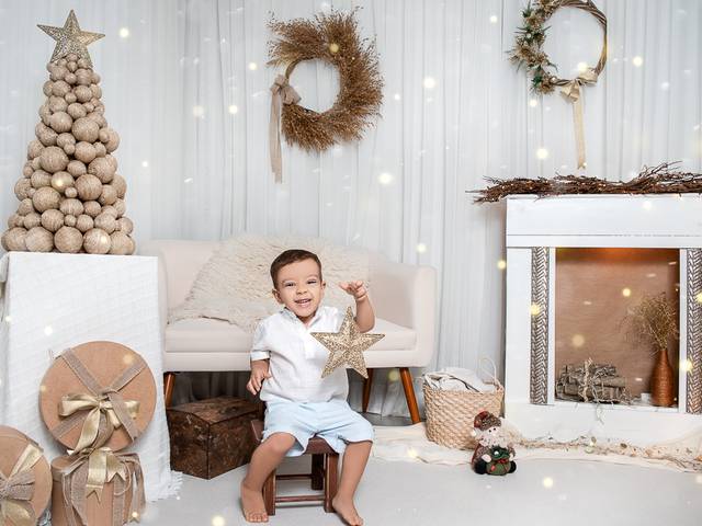 Natal de Editorial: Natal Encantado do Arthur - Débora e Carlos