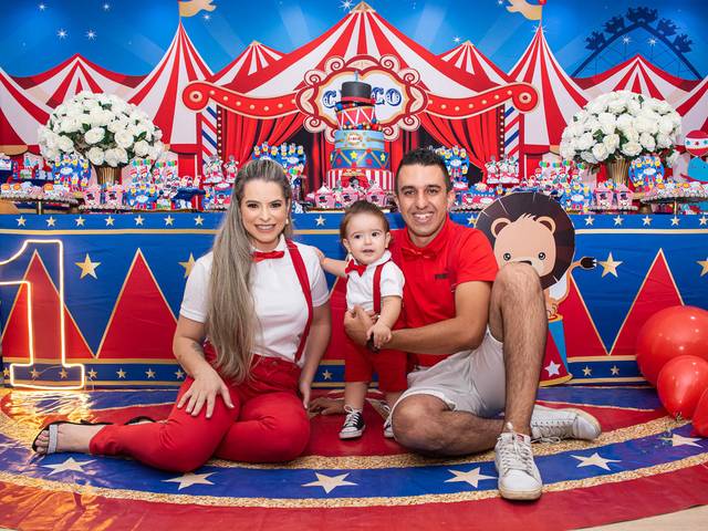 Aniversário Infantil de Aniversário Infantil - 1 Ano do Gustavo