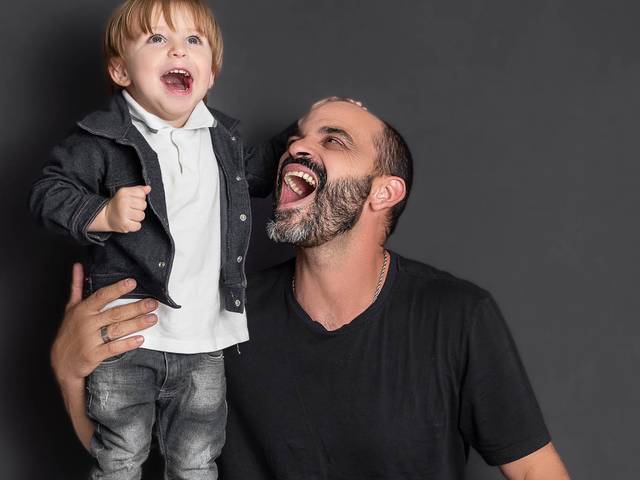 Dia dos Pais de Editorial: Retratos de Pais & Filhos - Flavio, Jonas e Dalila