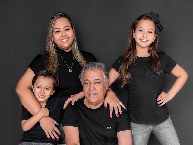 Dia dos Pais de Editorial: Retratos de Pais & Filhos - Erso, Patricia, Isadora e Theo