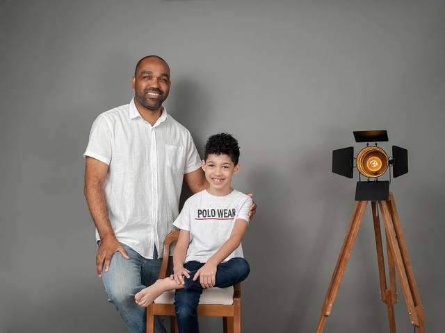 Dia dos Pais de Editorial: Retratos de Pais & Filhos 2024 - Wellerson, Gael e Olivia