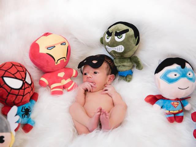 Ensaio Newborn + Life Style de Theo - 7 dias