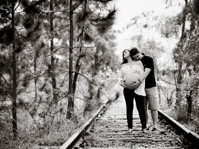 Gestante de Cristiane e Ricardo