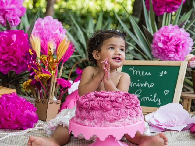 Ensaio Infantil  de Smash The Cake - Emily