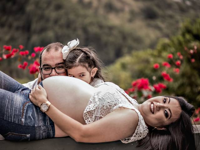 Gestante de Tatiana, Jonathan e Amorinha à espera de Lara