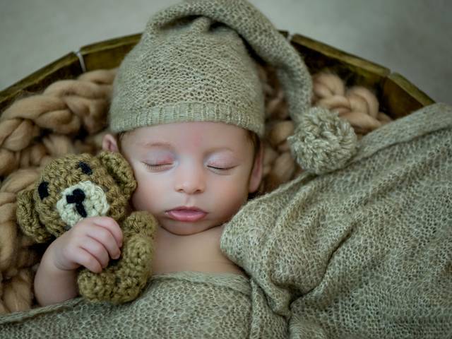 Ensaio Infantil  de Acompanhamento Infantil de 1 mês - Noah