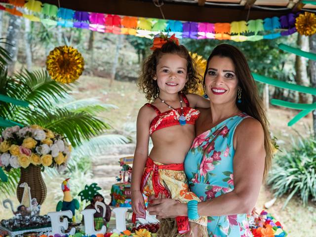 Aniversário Infantil de Aniversário de 4 Anos da Elisa