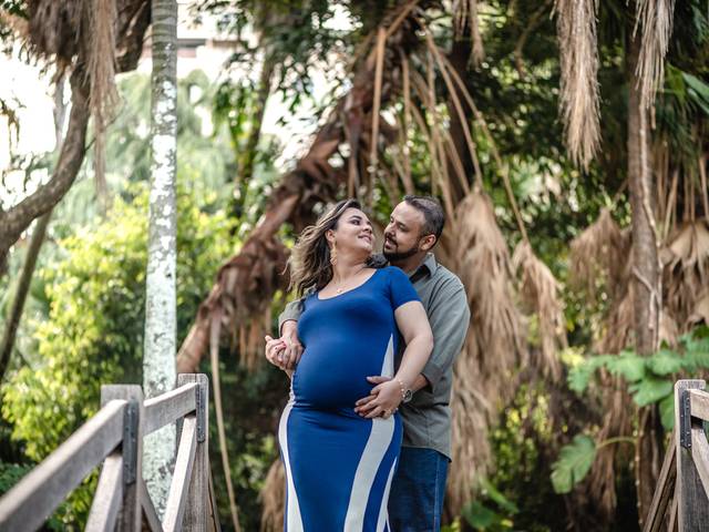 Gestante de Ensaio Gestante: Raquel e Leandro