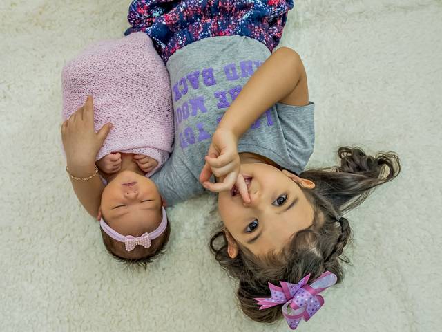 Acompanhamento de Família de Tatiana + Jonatham = Melissa & Lara