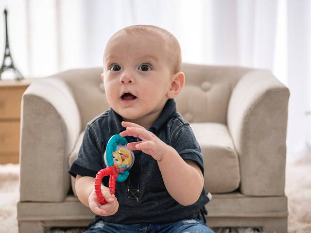 Ensaio Infantil  de Luan com 6 meses