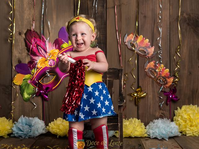 Ensaio Infantil  de Mini Ensaio de Carnaval da Beatriz