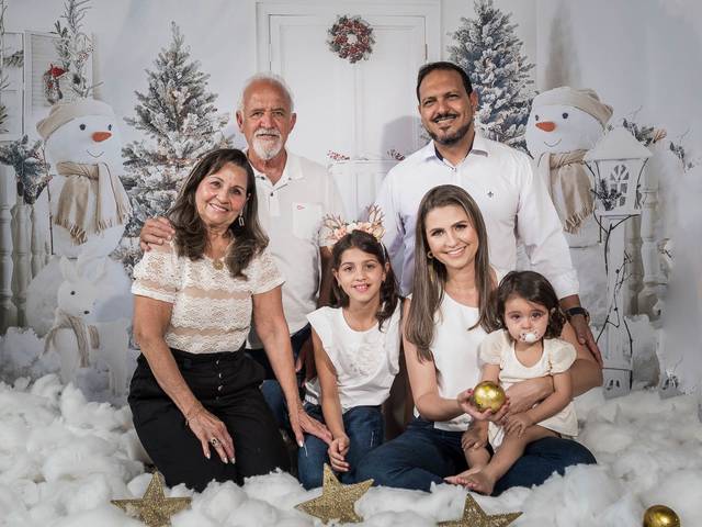 Natal de Ensaio de Natal da Laís e da Cecília