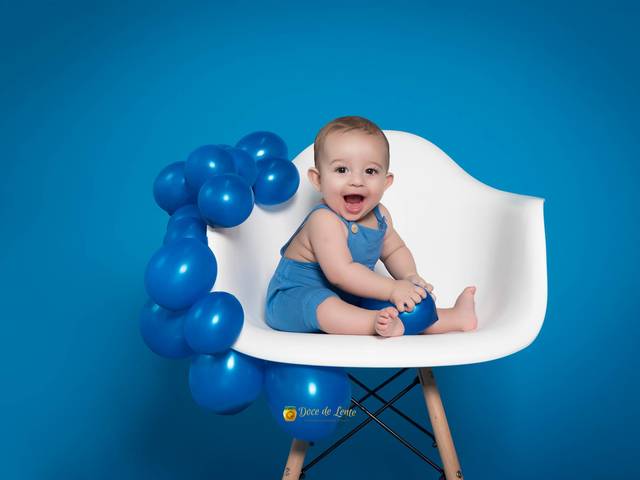 Ensaio Infantil  de Doce Acompanhamento - Théo com 8 meses