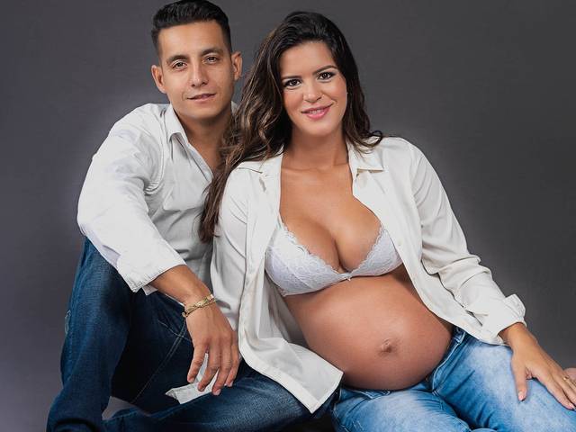 Gestante de Ensaio Gestante - Izabella, Felipe e Luan à espera de Manu