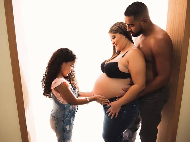 Gestante de Ensaio Gestante