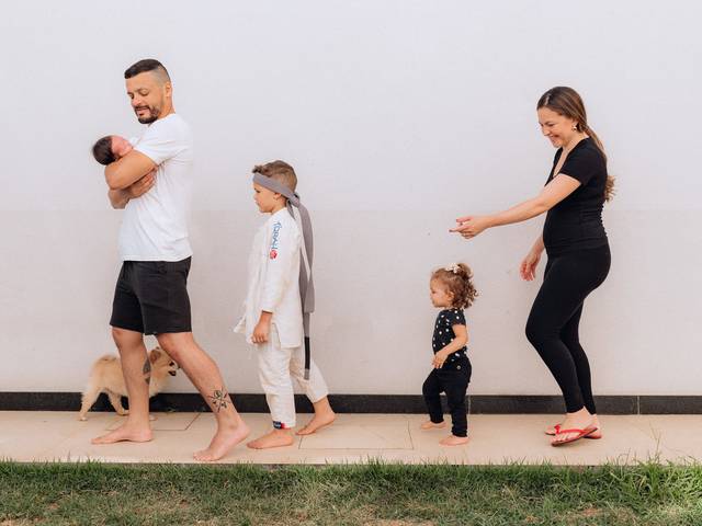 FAMILIAS de Ensaio de Familia em Casa