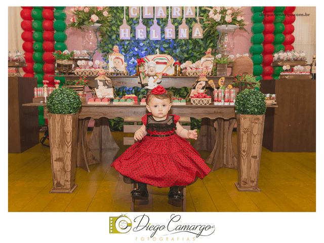 Aniversário de Clara Helena - 1 Ano
