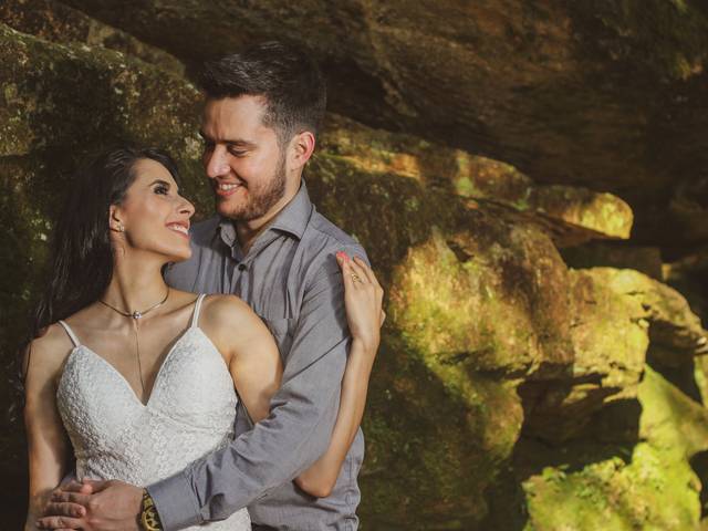 Casal de Alex e Melyssa