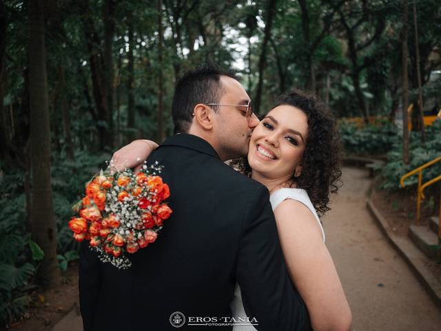 Casamento civil e Mini Wedding de Ensaio pós casamento civil Elen e Arthur