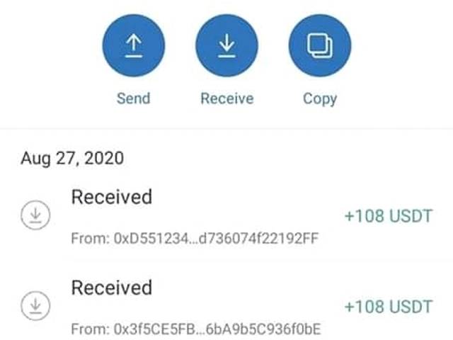 Dinheiro  de Star click 