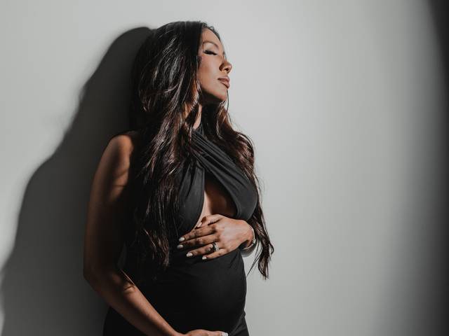 Gestante de A espera pelo Benício