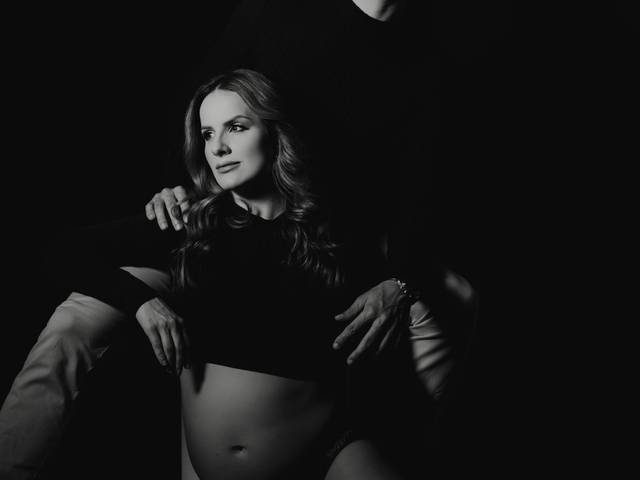 Gestante de A espera pela Liz