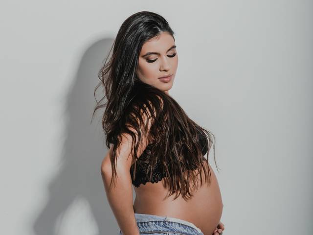 Gestante de A espera pela Valentina