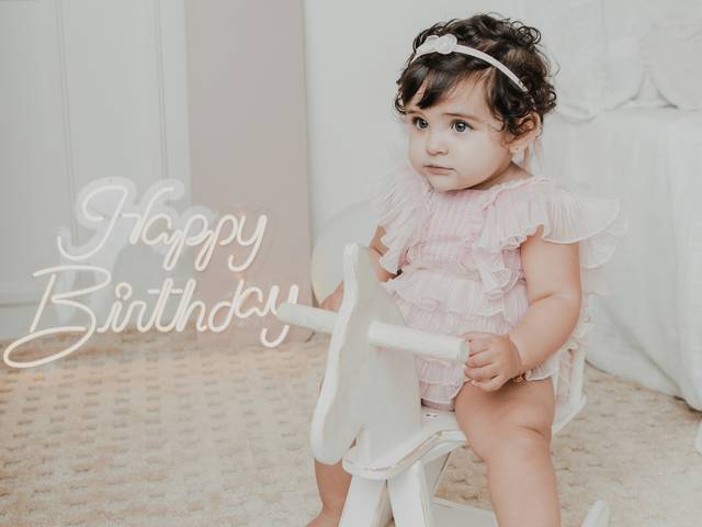 Smash the cake de 1 ano da Lara