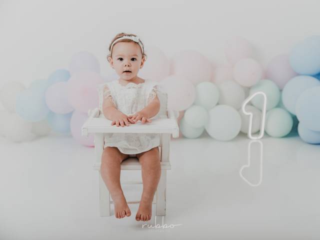 Smash the cake de 1 ano da Flora