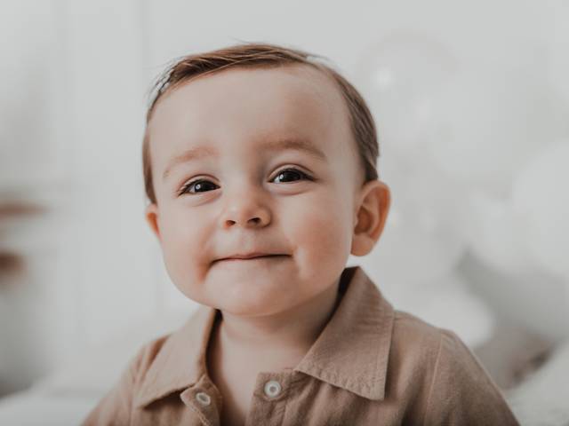 Smash the cake de 1 ano do Lucca