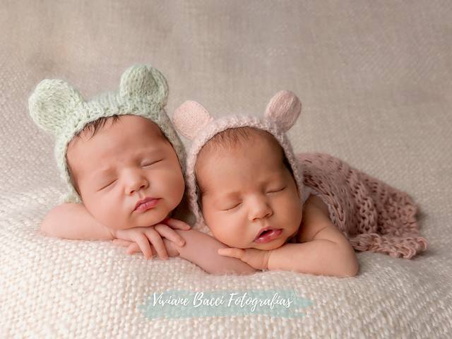 Newborn de Lorena e Isabella - 14 dias
