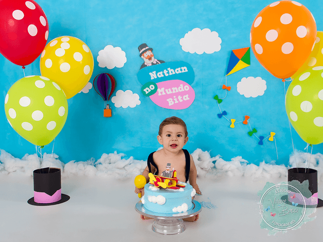 Smash the Cake de Ensaio Smash the Cake Nathan