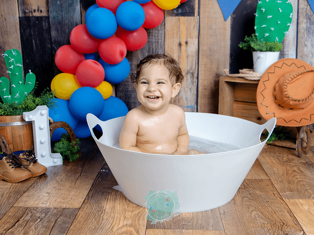 Smash the Cake de Ensaio Smash the Cake Davi