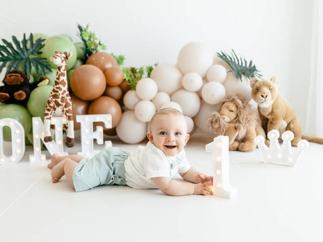 smash the cake de o 1º Anversário do Raphael