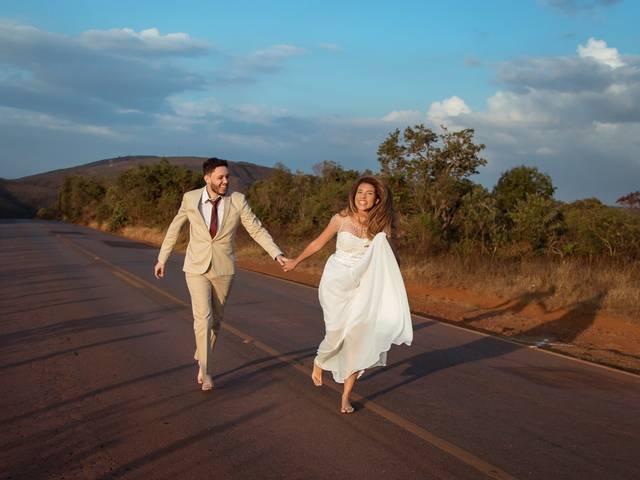 Casamento de Pré-casamento na Serra do Rola Moça - Ana e Thiago