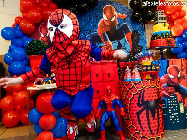 Aniversário Infantil de Aniversário do Théo | Maceió Shopping | Tema Homem Aranha