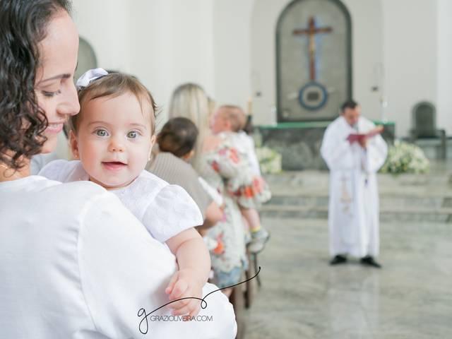 BATIZADOS de Letícia em dia de batizado