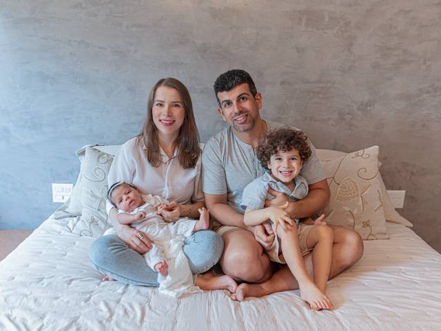 NEWBORN de Laura em seus primeiros dias