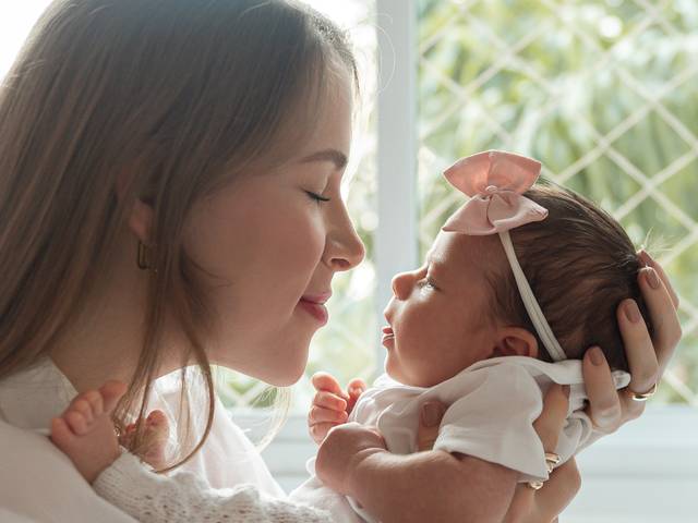 NEWBORN de Laura em seus primeiros dias