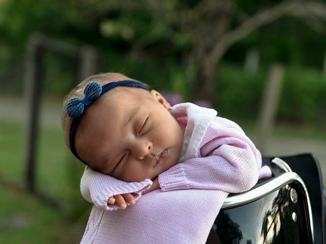 NEWBORN de Ana Cecília em seus primeiros dias