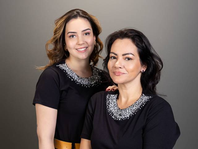 Familia de Ensaio Raquel e Renata