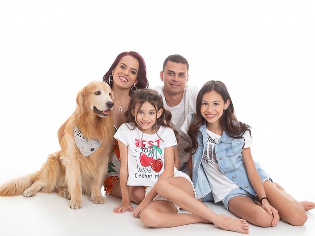 Familia de Ensaio Mariana Madureira e Família